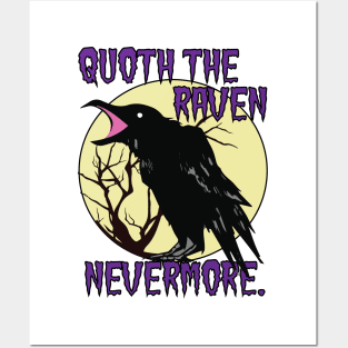 Poe Raven Nevermore Edgar Allan Posters and Art